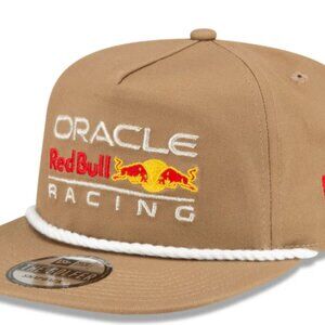 NEW Oracle Red Bull Racing Essential Khaki Golfer Cap Hat
